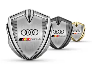 Audi Badge Autoadesivo Stile Pro Finitura Lega